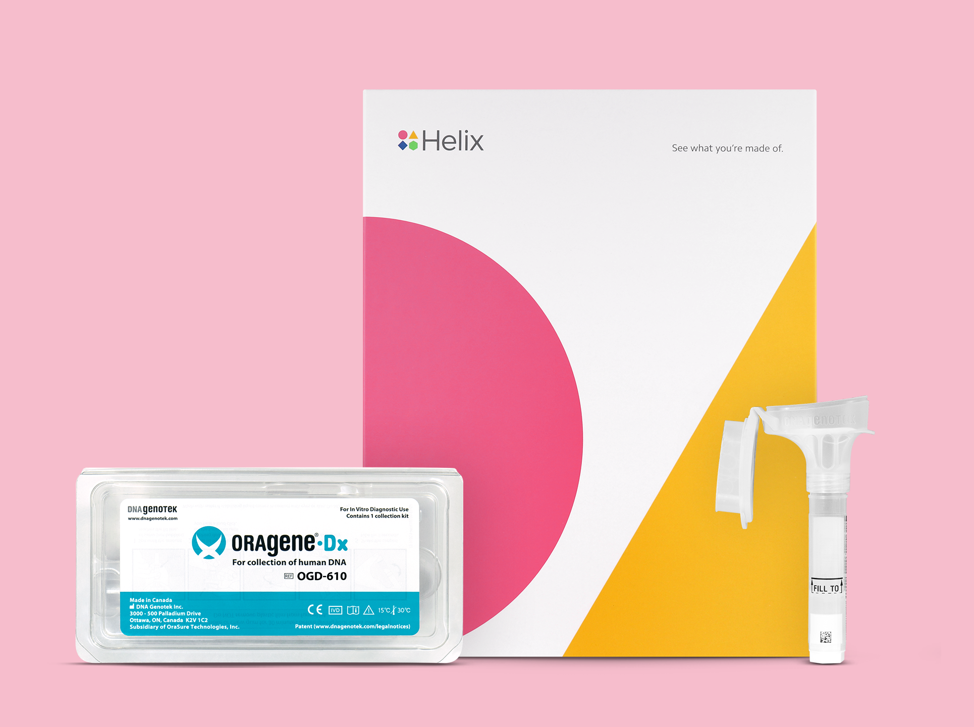Get a Helix DNA kit so you can show off what makes you unique. Kit is only required if you haven’t already been sequenced by Helix.