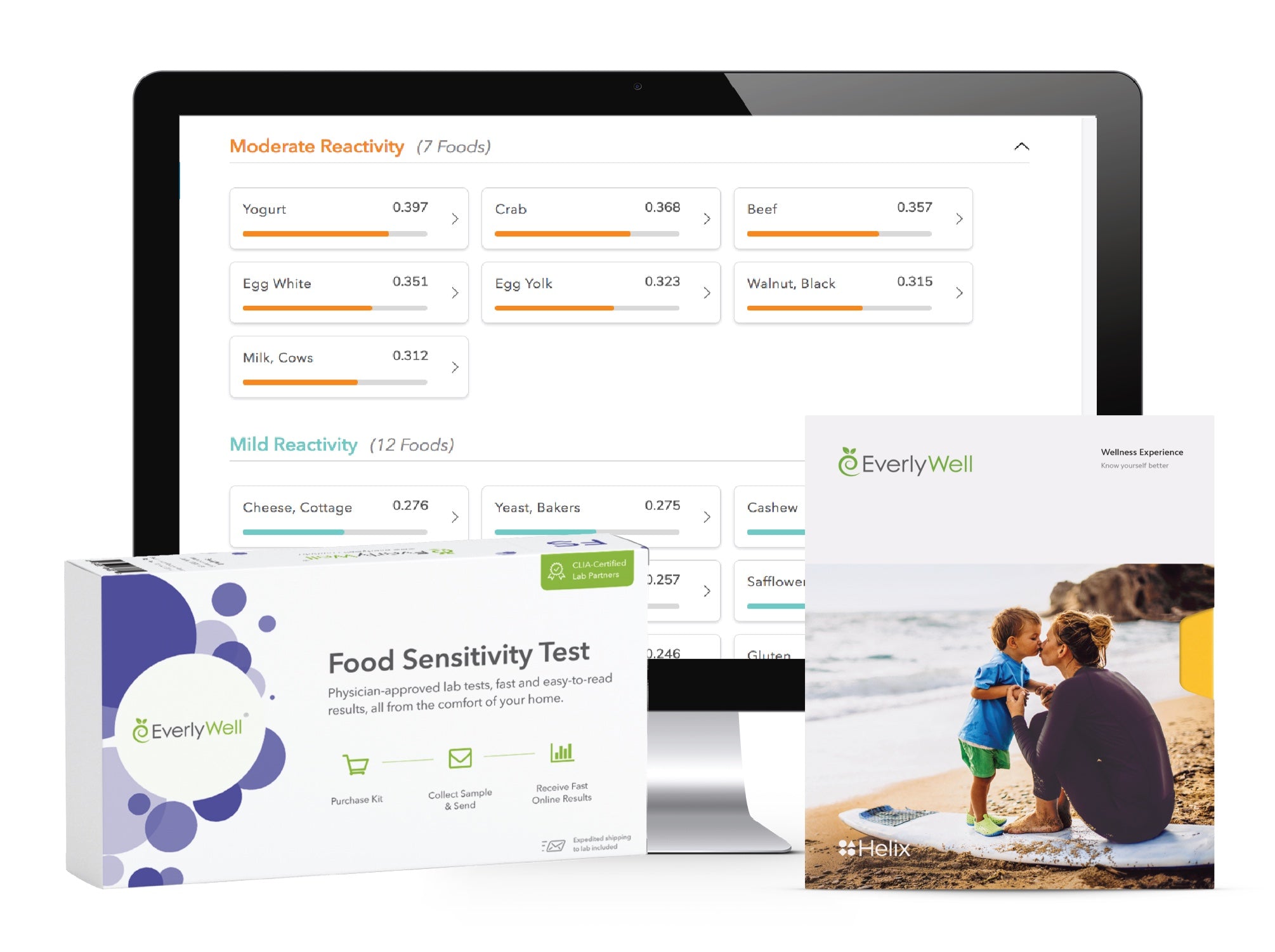 Learn the impact your DNA may have on your metabolism, and measure your sensitivity to common foods with the EverlyWell companion kit.