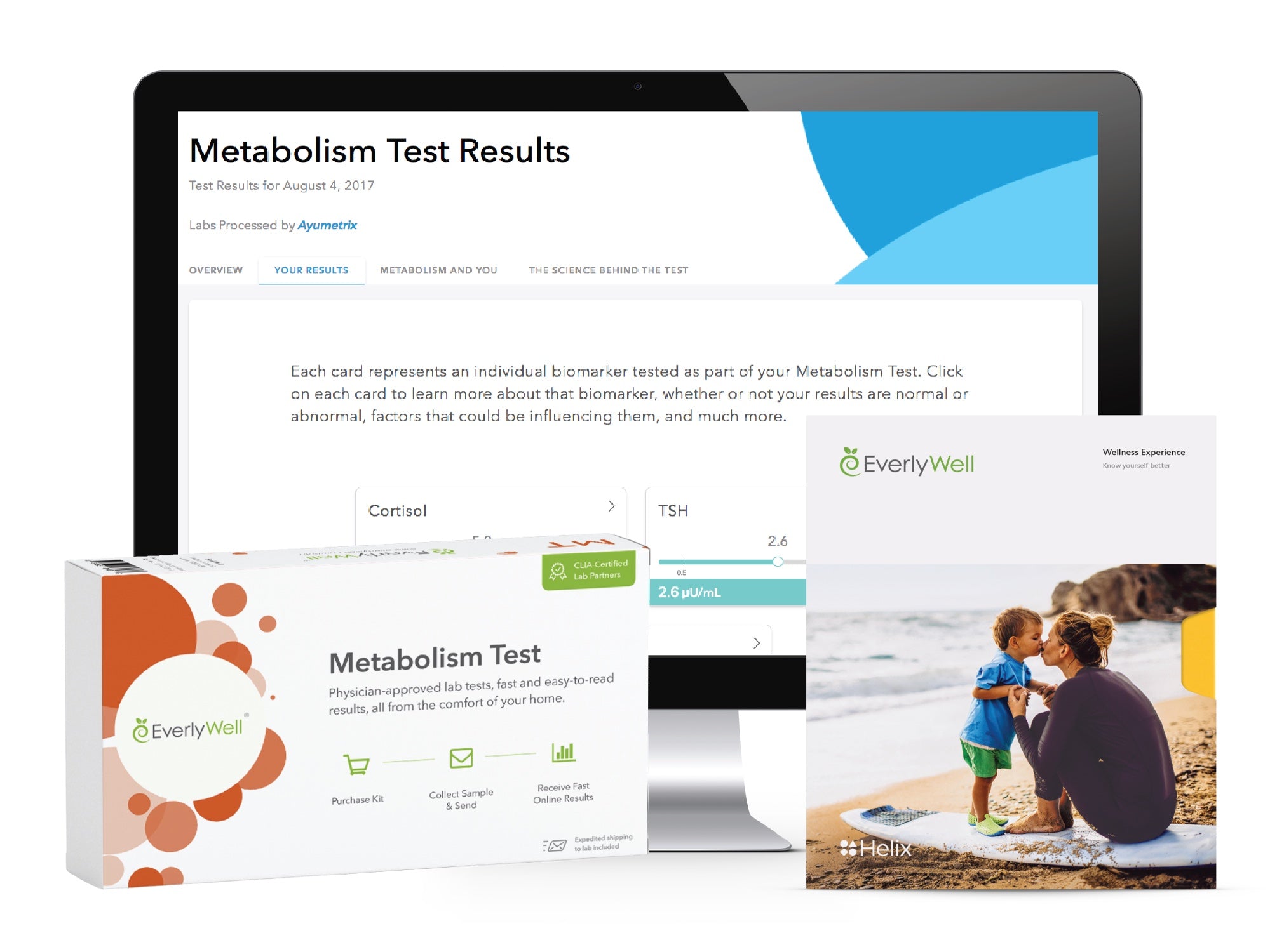 Learn the impact your DNA may have on your weight, and check your current hormone levels with the EverlyWell companion kit.